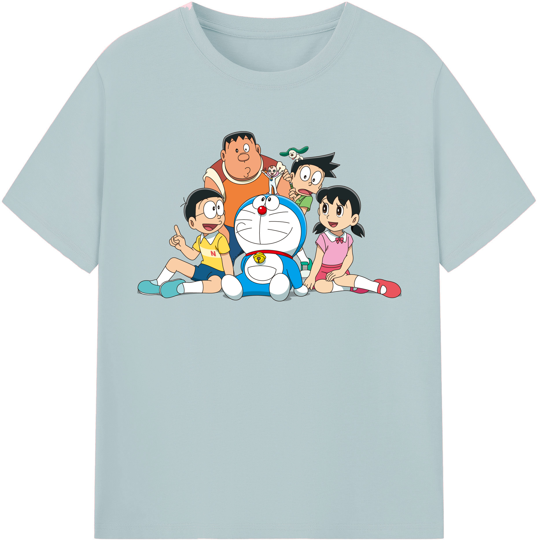 （画像用） ドラえもん Doraemon 綿100％半袖Tシャツ（フロントプリント）